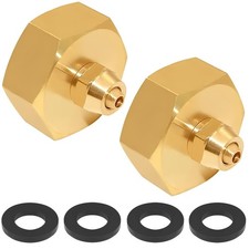 US Standard Faucet Adapter, 3/4 to 1/4 Hose Adapter, Convert 3/4 Female Hose ...