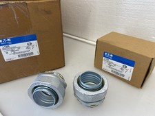 CASE Of (10) NEW Eaton Crouse Hinds LT200 2" Straight Connector Faster FREEShip!