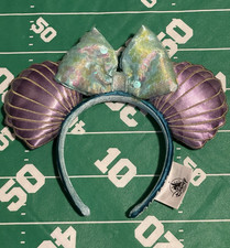 Disney Parks Little Mermaid Ariel Minnie Mouse Ears Headband