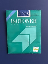 NWT Isotoner Pantyhose Style 504 Sandalfoot, Sapphire Size 1