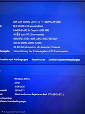 Dell XPS 13 Zoll i7-1260P 16GB RAM Iris Xe Touch Windows 11 Pro Silber
