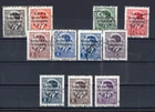 Kupa River Zone 1941 Yugoslav Stamps King Peter above. series no. 1/1