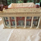 Marx vintage tin litho civil war mansion from the Blue and Grey Battle set 1960s