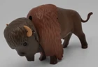 Vintage Playmobil Buffalo Bison Wild Animal Western Figurine 1988 Indian