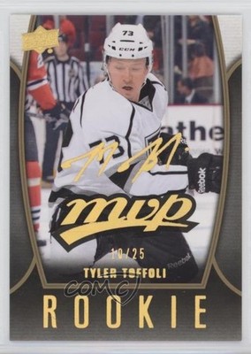 2013-14 Upper Deck MVP Super Script 10/25 Tyler Toffoli #63 Rookie RC xp6