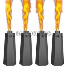 PAIDUN 4PCS Fire Effect Machine Flamethrower Projector Party DJ Disco Show Event