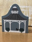 Vintage 1985 Cats Meow Village Bandstand Gazebo 2-Sided Holiday Faline '91 — photo 2