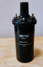 Old And Shelf Worn 6 Volt Ignition Coil - 29730