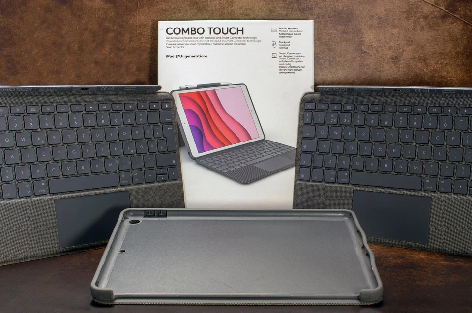⚡Logitech Combo Touch Case + 2x Tastatur f. iPad 7/8/9. Generation QWERTZ + EN⚡