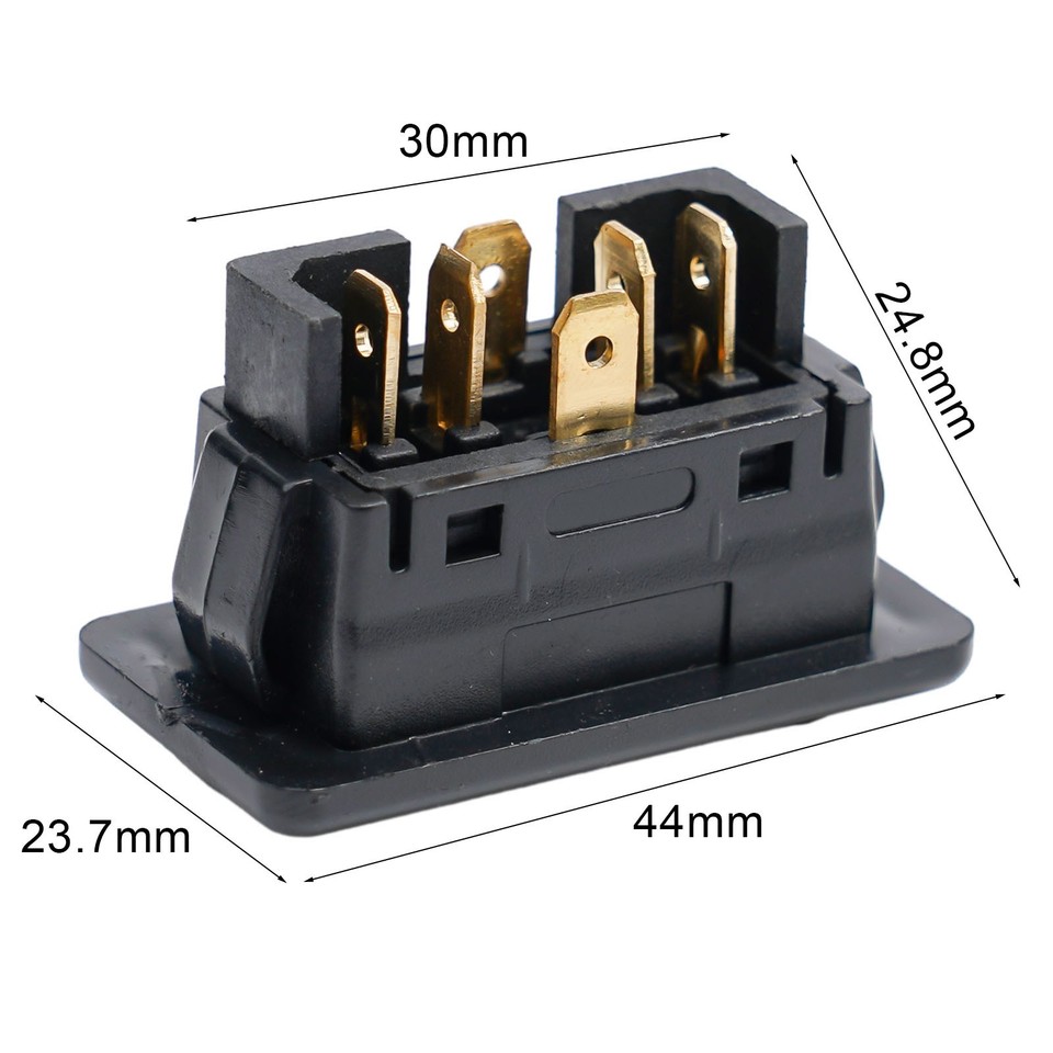 ON/OFF Switch Car Accessories DC12V/24V Switch Car Glass Lifter Switch ...