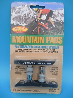 KOOL STOP MOUNTAIN BELÄGE MTB BREMSBELÄGE - SCHWARZE VERBINDUNG - NEUER ALTER BESTAND
