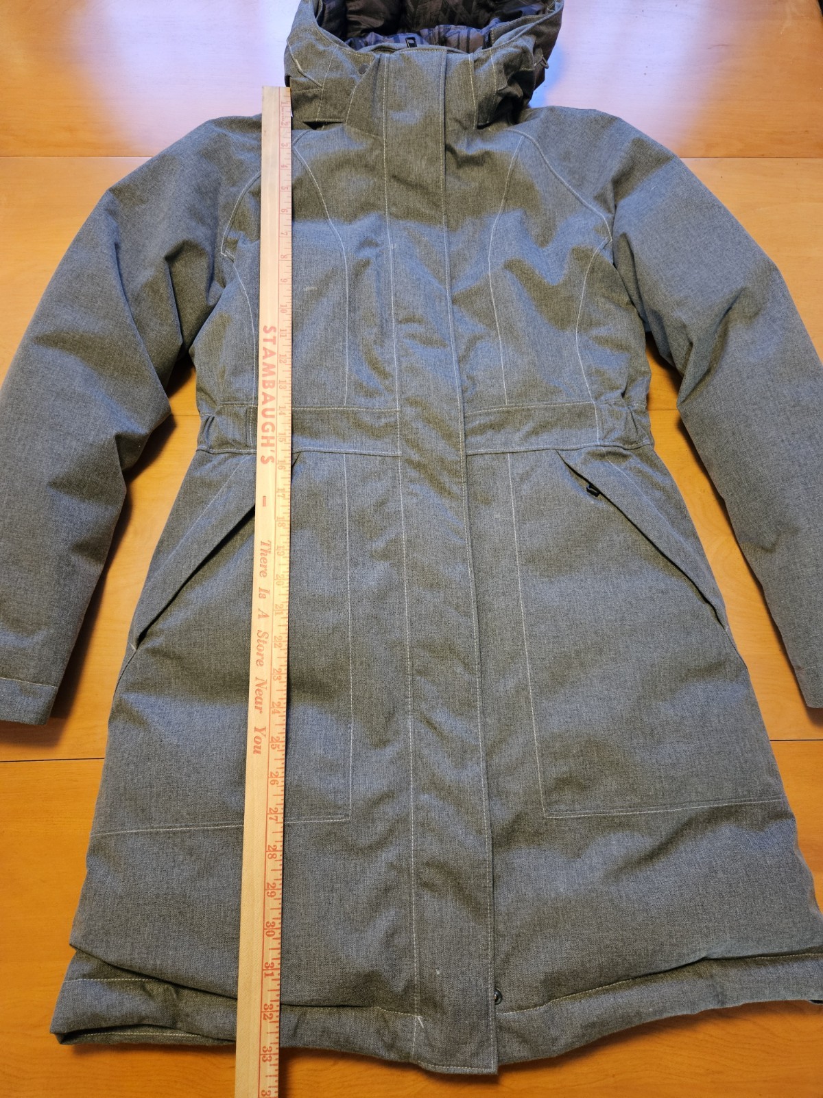 North Face Hyvent Goose Down Parka Womens Small Arctic Jacket Removable Hood thumbnail 20