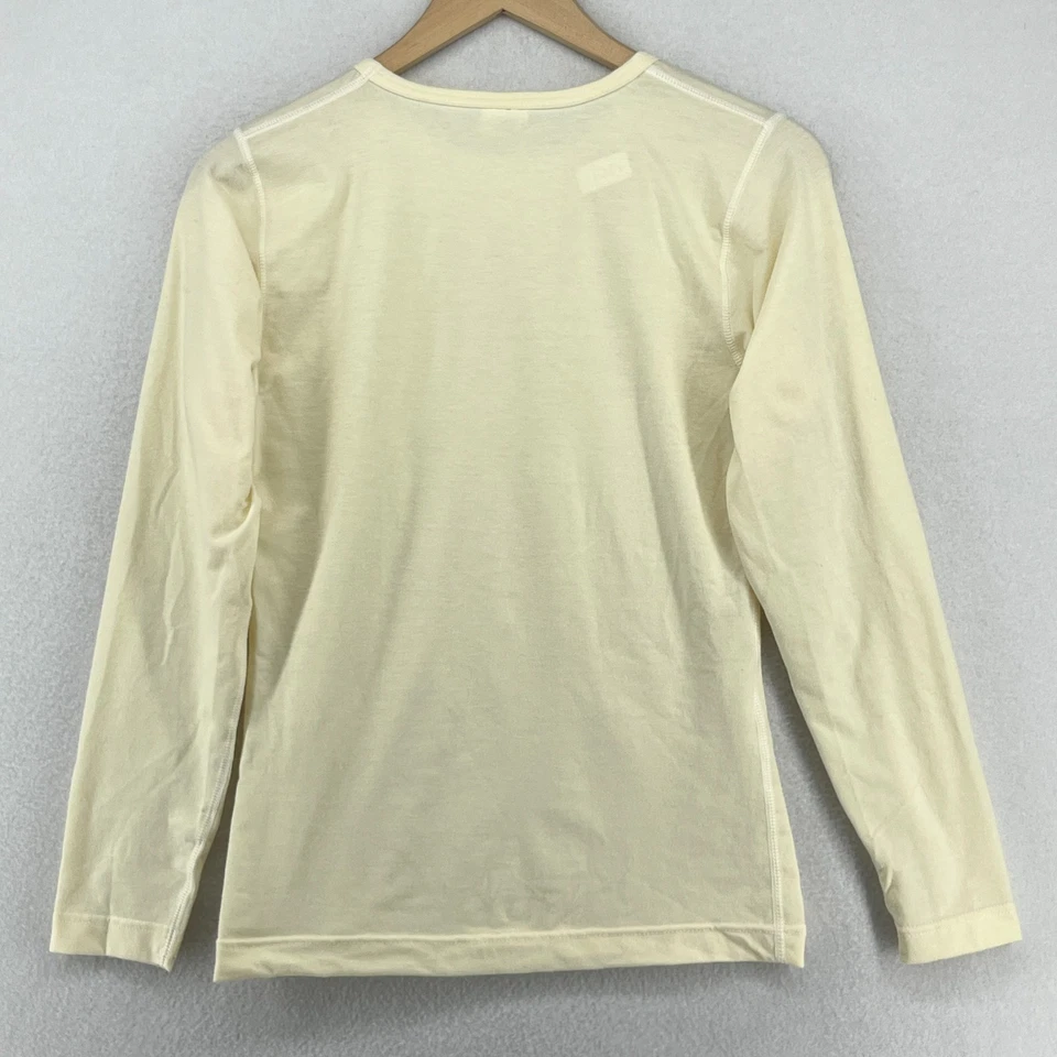 Camiseta deportiva DUOFOLD para mujer M capa base térmica cuello redondo manga larga blanco roto Foto 2 de 4