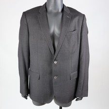 Hugo Boss Gray Silk Wool Men s Blazer Size XL / EU 54 / US 44R