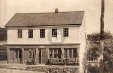 Garrattsville New York 1909 General Store Post Office RPPC Photo Postcard COPY
