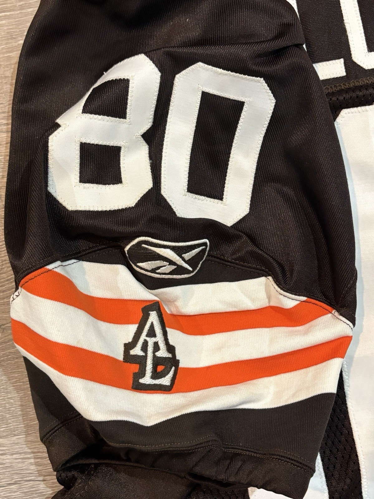 Kellen Winslow Signed Cleveland Browns Game Used Football Jersey Auto #80 Rare! view 3