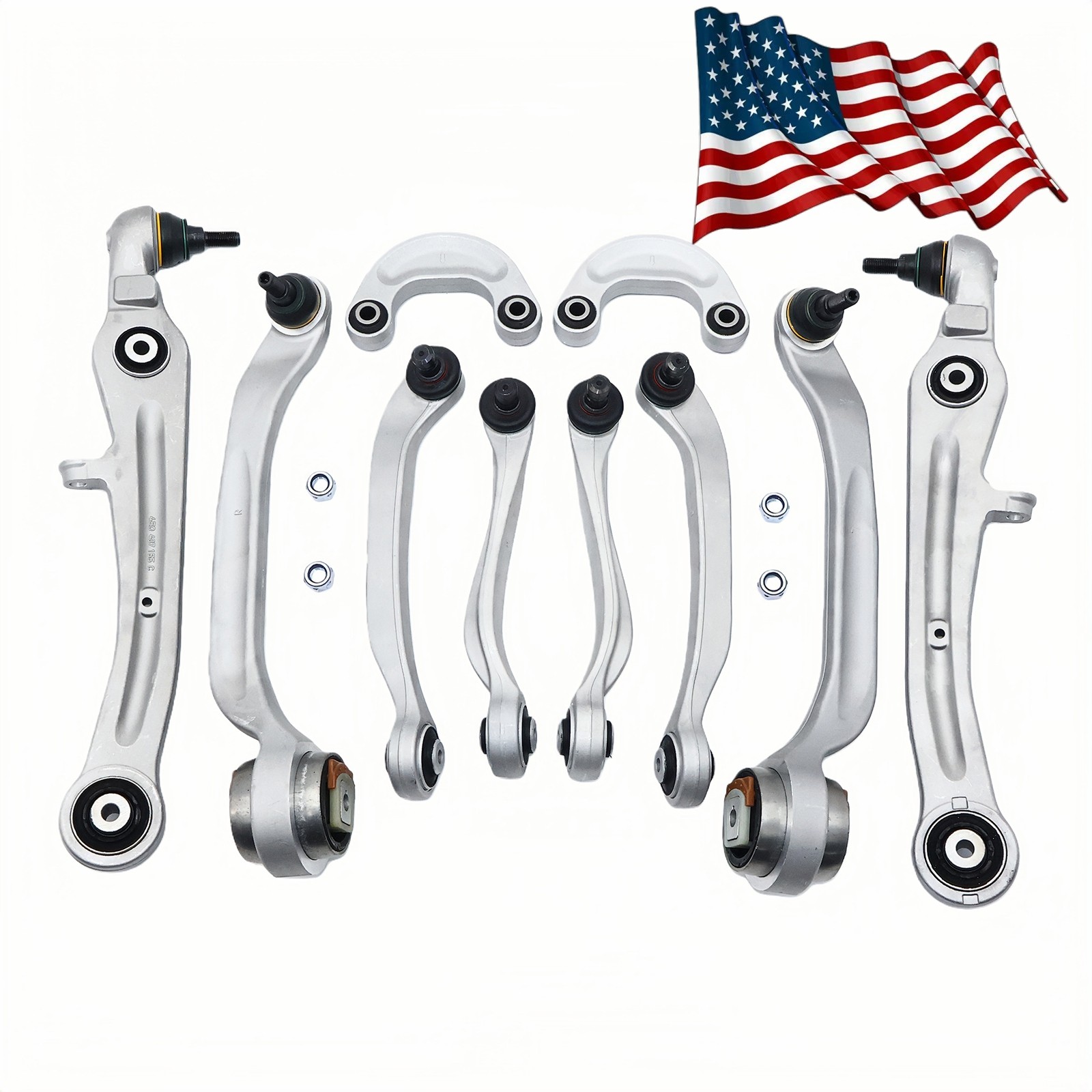 Bentley Continental GT 2004-2019 Front Upper Control arms Set P/N 3W0407510