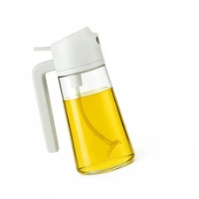 Oil Sprayer for Cooking 2 in 1, Glass Olive Oil Mister Spray Bottle, 470ml/16...