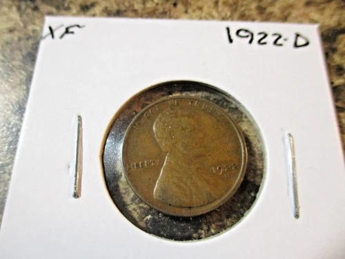 1922-D LINCOLN WHEAT CENT XF   SS    AW