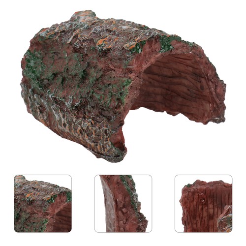Tortoise Hide House Small Animal Lizard Accessories Aquatic Plants - 第 1/12 張圖片