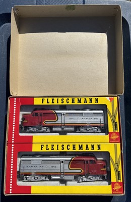 DD248 FLEISCHMANN 1341/2S train Ho Coffret 2 Locomotive US diesel Santa Fe 1342
