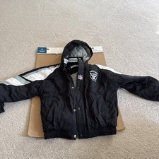 Vintage 90's Oakland Raiders Starter Puffer Jacket, Full Emblem On The Back XL