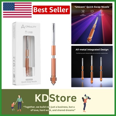Precision K1C 3D Printer Nozzle - Copper & Steel 0.4mm for Enhanced Printing
