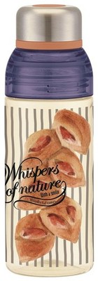 Skater Separate Water Bottle with Tea Strainer 480ml Bakery PSPR5