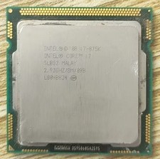 Intel Core i7-875K 2.93-3.6 GHz 4-Core 8M LGA 1156 Cache 95W CPU Processor
