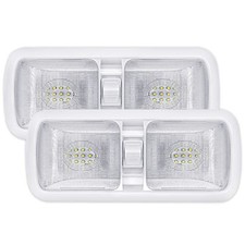 12V RV Led Interior Lights 750 Lumens, 12 Volt LED Ceiling 2 pcs square
