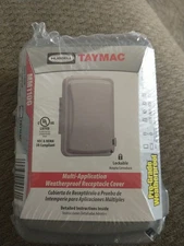 Taymac MM110G Weatherproof Cover, Single Gang Box Type, 1 Gang, Polycarbonate