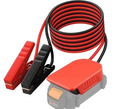 Adaptador de batería para Worx 6 pines con abrazadera de cable de puente de 6 pies arranque de puente de batería