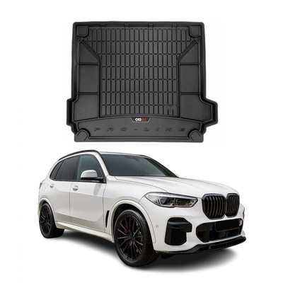 OMAC Premium Cargo Mats Liner for BMW X5 G05 2019-2026 TPE Rubber Black 1Pc