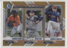 2021 Bowman Talent Pipeline Gold Refractor 28/50 Tyler Ivey Freudis Nova uk2