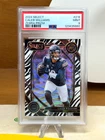 CALEB WILLIAMS SSP Rookie 2024 Select Zebra Prizm HOBBY #216 BEARS PSA 9