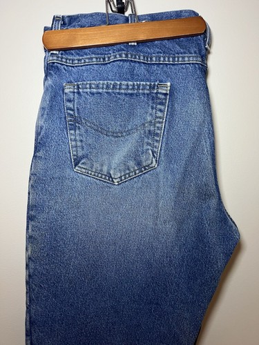 CARHARTT Jeans Mens 38X32 Fleece Lined Denim Work Pants Pre Owned - Picture 6 of 18