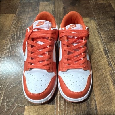 Nike Dunk Low Syracuse Orange/White Colorblock Leather Low Top CU1726-101 2020