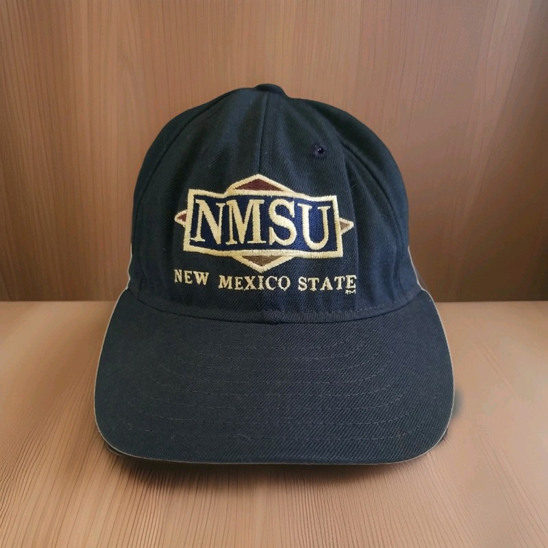 VINTAGE NEW MEXICO STATE UNIVERSITY NMSU EMBROIDERED ADJUSTABLE SNAPBACK HAT ***