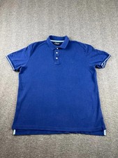 Chaps Men's Blue Polo Shirt Size Medium