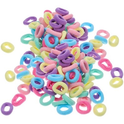 80 Pcs Stretchy Scrunchies Children's Hair Ties Diy Birthday for Toddlers