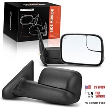 Towing Mirrors - Compatible with Dodge Ram 1500 2002-2008, Ram 2500 2003
