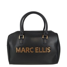 Borsa donna Marc Ellis borsa da trasporto nera borsetta grande