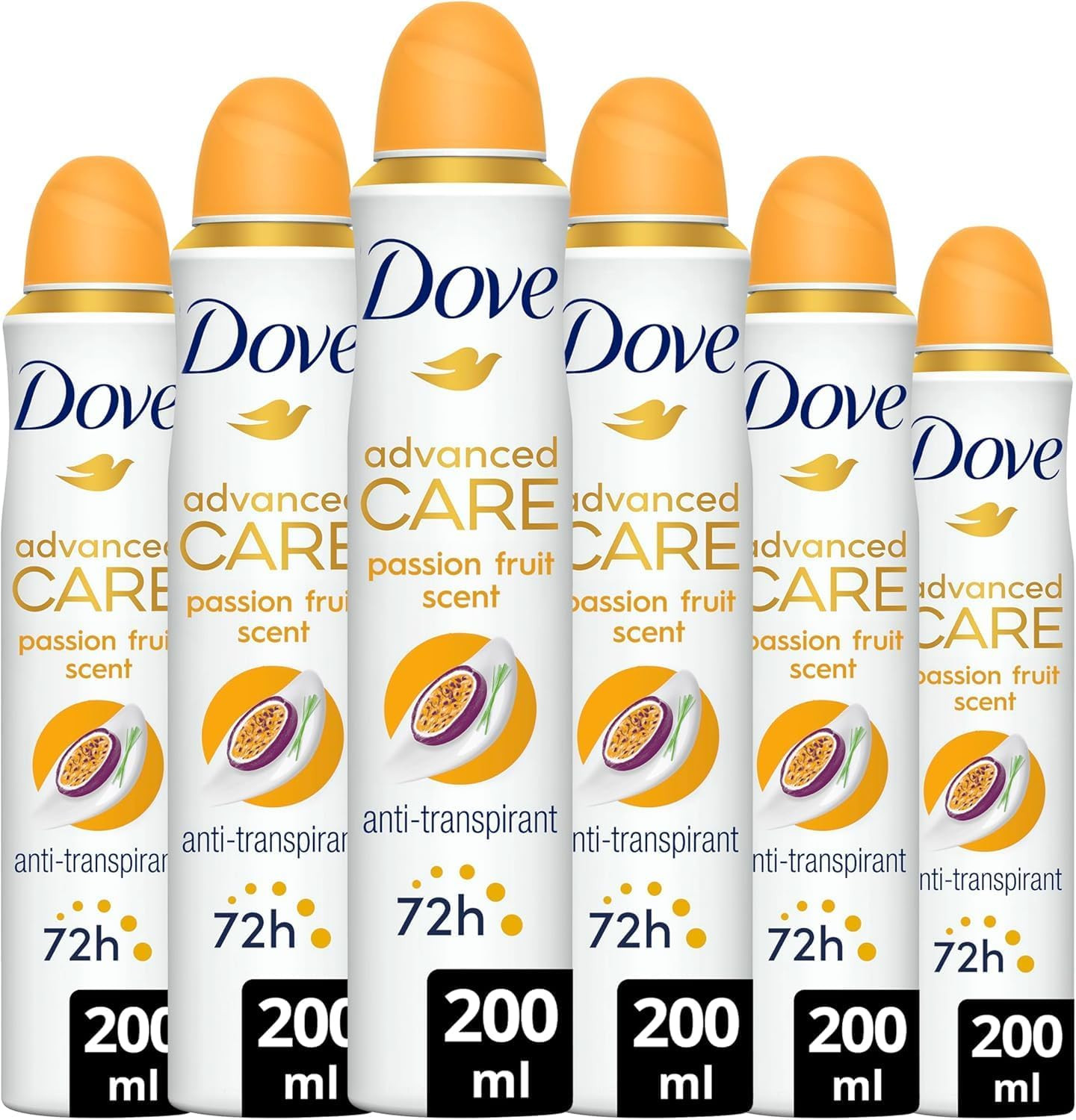 Déodorant Spray Advanced Care Fruit de la Passion Citronnelle Dove Femme 150ml