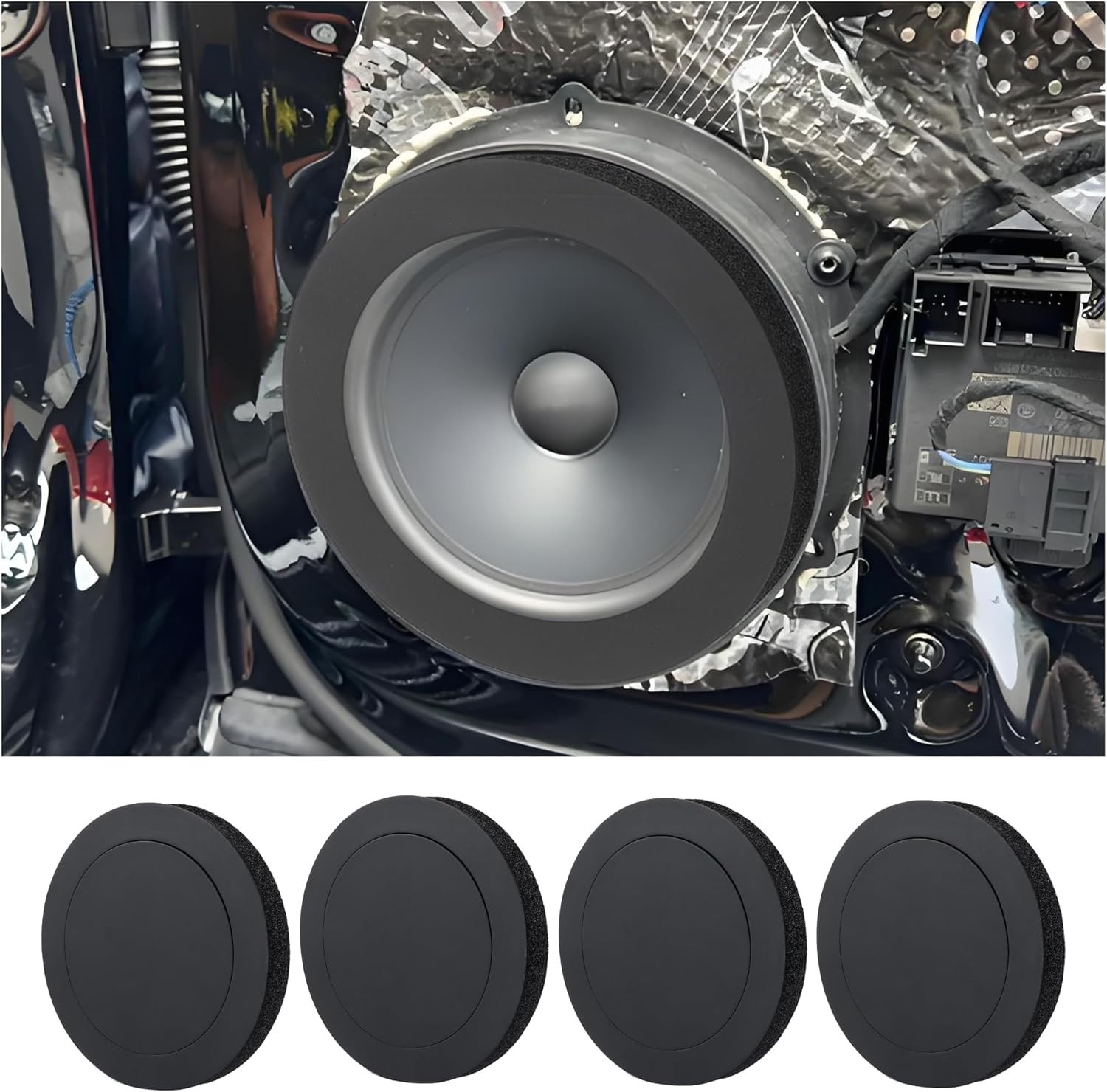 6.5 Inch Speaker Rings 4PCS Self Adhesive Foam Car SUV Truck