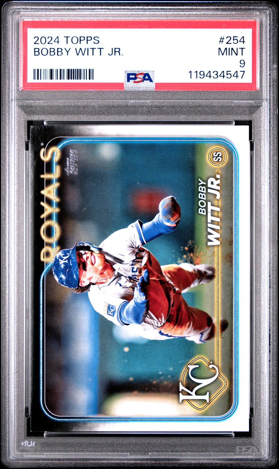 2024 TOPPS #254 BOBBY WITT JR. PSA 9