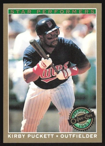 1993 O-Pee-Chee Premier Star Performers Kirby Puckett #11 Minnesota Twins