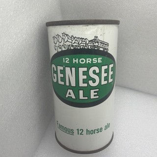 12 Horse Genesee Ale Flat Top Beer Can! Rochester NY!