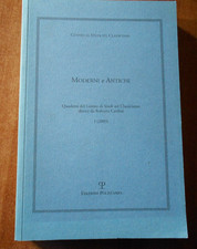 Roberto Cardini MODERNI E ANTICHI Vol.1 2003 QUADERNI Edizioni Polistampa 2003