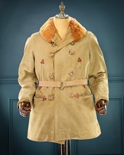 Vintage 1940s Post-WW2 French ‘Canadienne’ Barnstormer Mackinaw Canvas Jacket “M