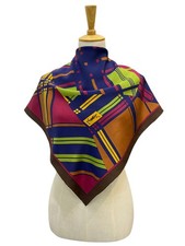 Vintage Yves Saint Laurent Silk Scarf